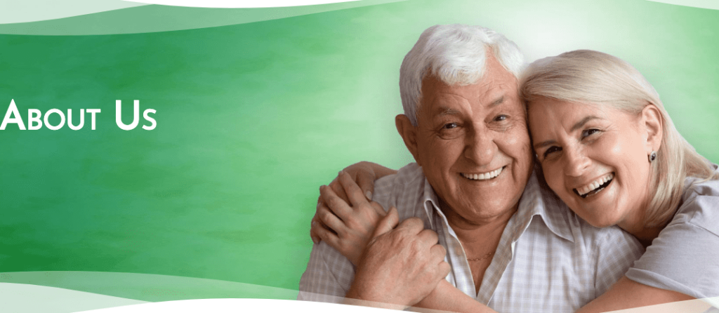 DaySpring's targeted messaging relies on the relationship with 50-60 year old daughters have to their aging parents. The DaySpring About section header featuring a 50-year old woman and her father.