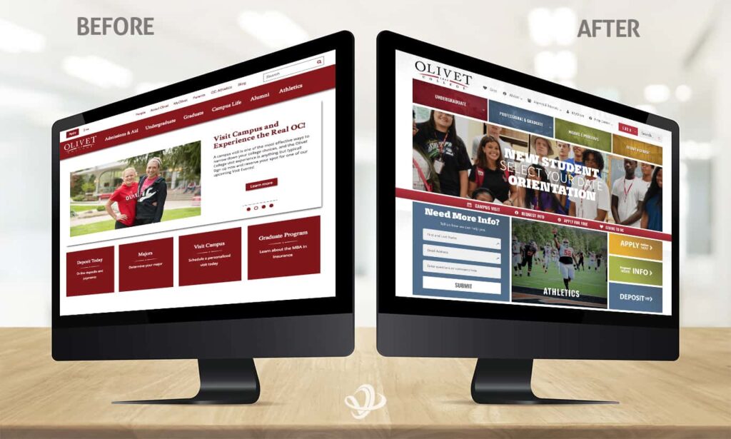 College Website Redesign, Website Makeover